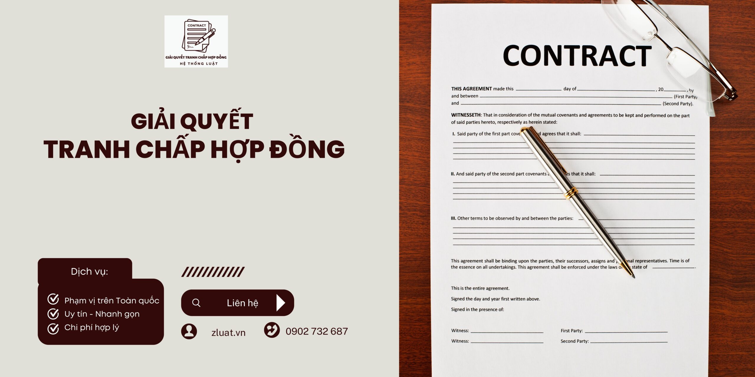 [XÃ LONG PHÚ, CẦN THƠ] – Gói dịch vụ tư vấn giải quyết tranh chấp Hợp đồng Xây dựng - Ảnh 1